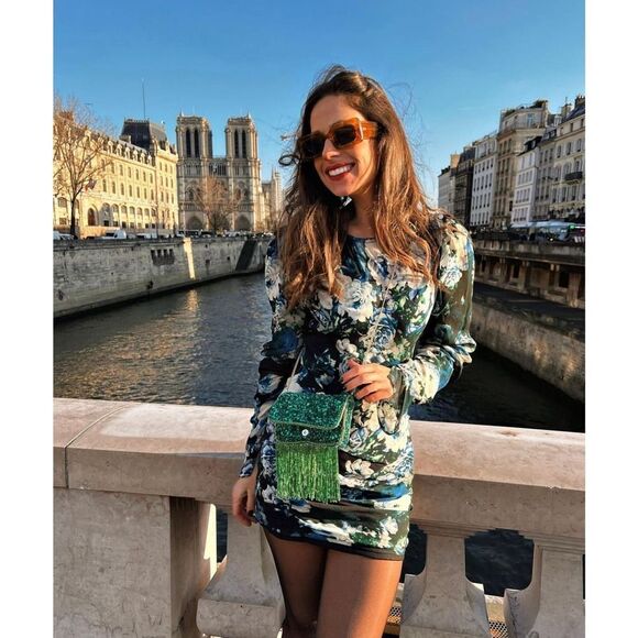 ZARA BLOGGER FAVORITE FLORAL PRINT DRESS - Picture 2 of 14